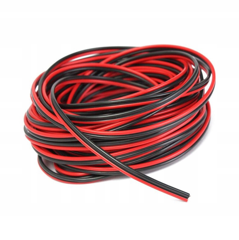 

Przewód Dwużyłowy 2PIN Czerwono-czarny 1,5mm
