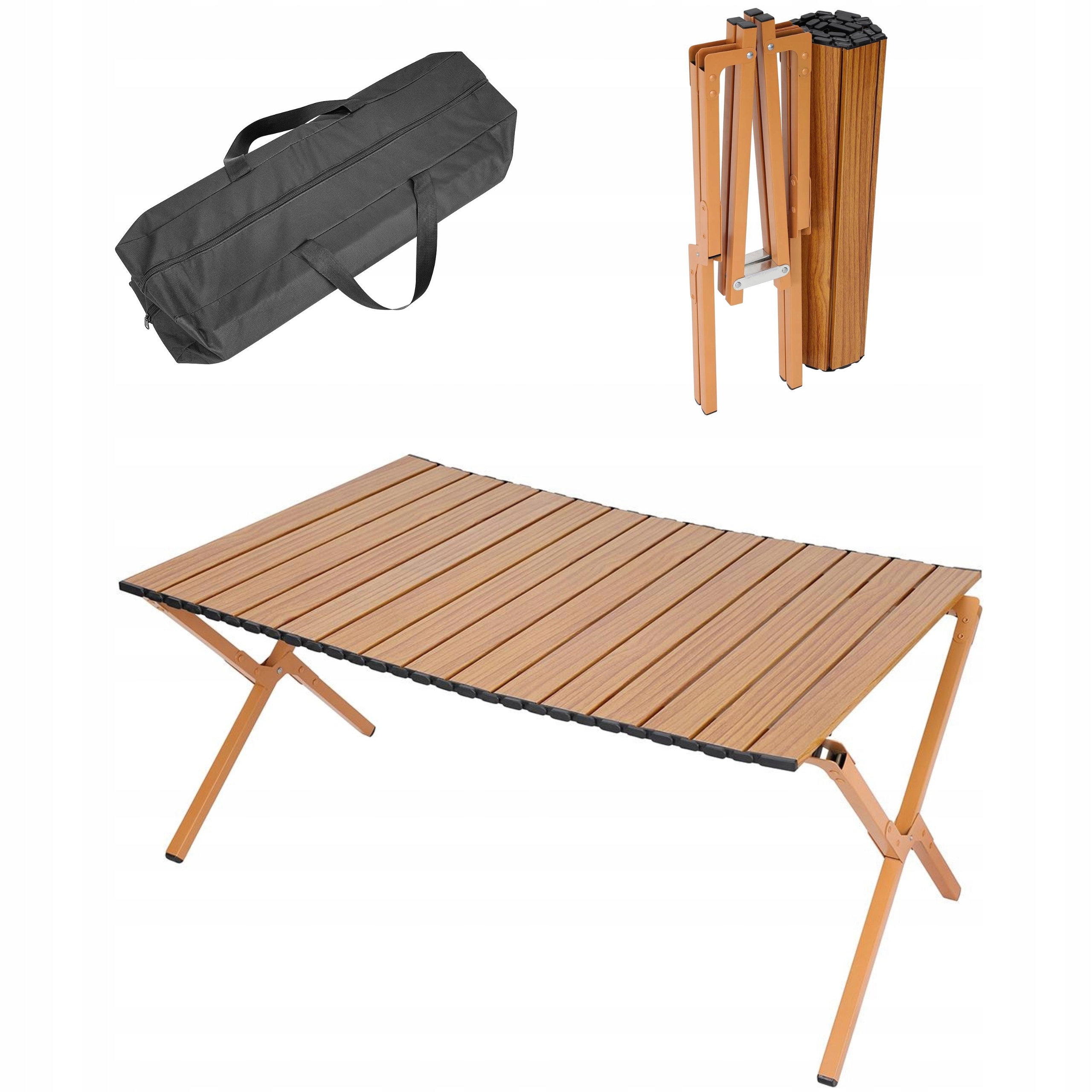 Stolik Na Ryby Kempingowy Enero Camp Składany Harmonijka 90x60 CM