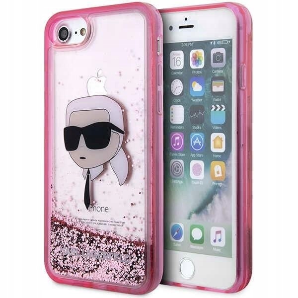 Karl Lagerfeld KLHCI8LNKHCP iPhone 7/8/SE 2020 Se 2022 różowy/pink hardca