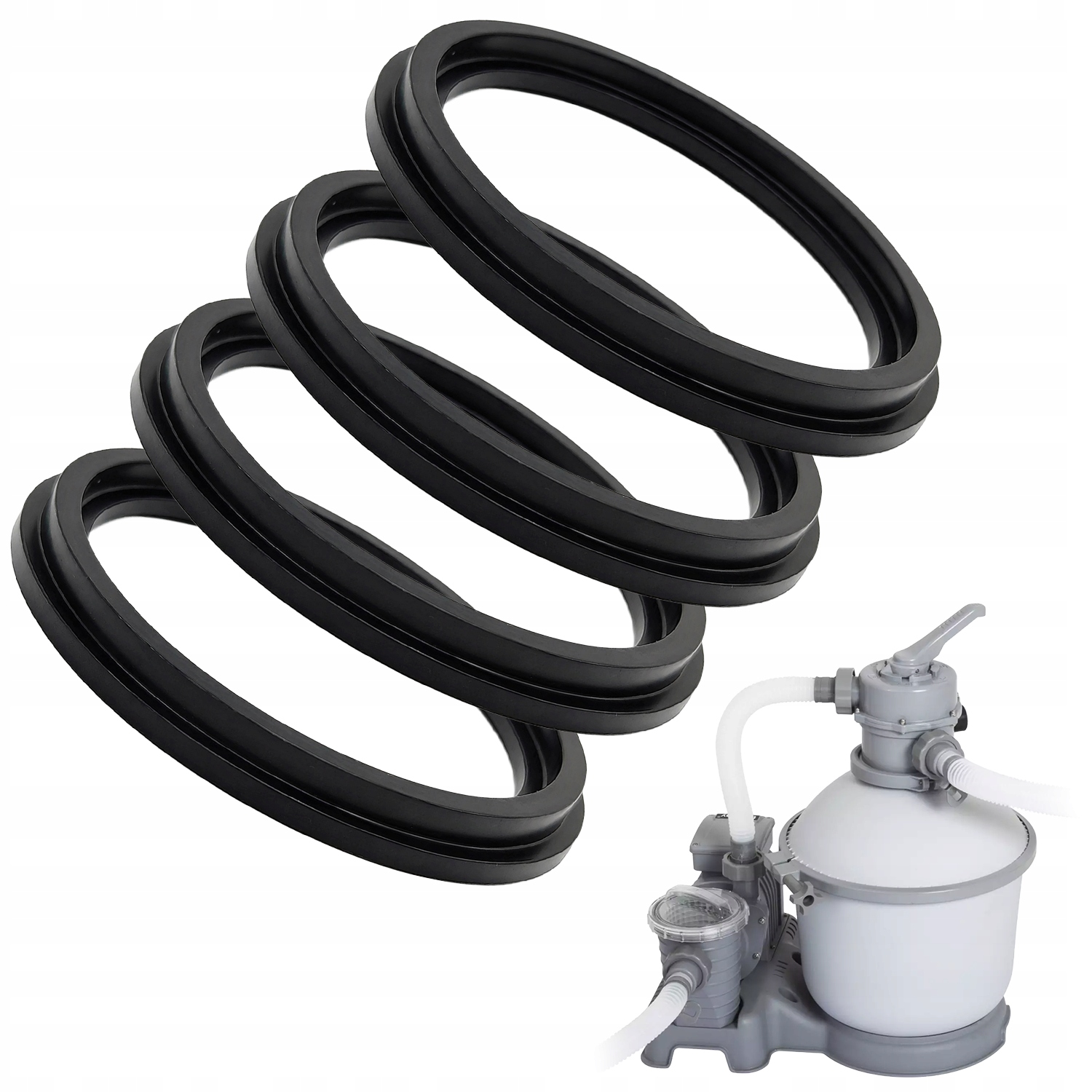 Bestway Sada 4 těsnění hadice trubky filtračního čerpadla Bestway 58400