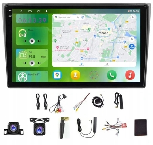 Rádio Navigácia Gps Android Auto Mazda CX-9 2007-2015 Carplay 6GB 128GB Sim