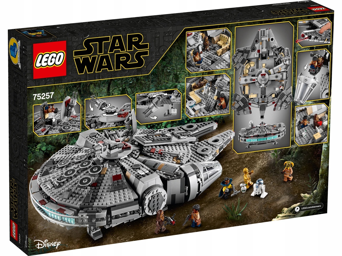 LEGO STAR WARS 75257 Sokół Millennium Liczba elementów 1353 szt.