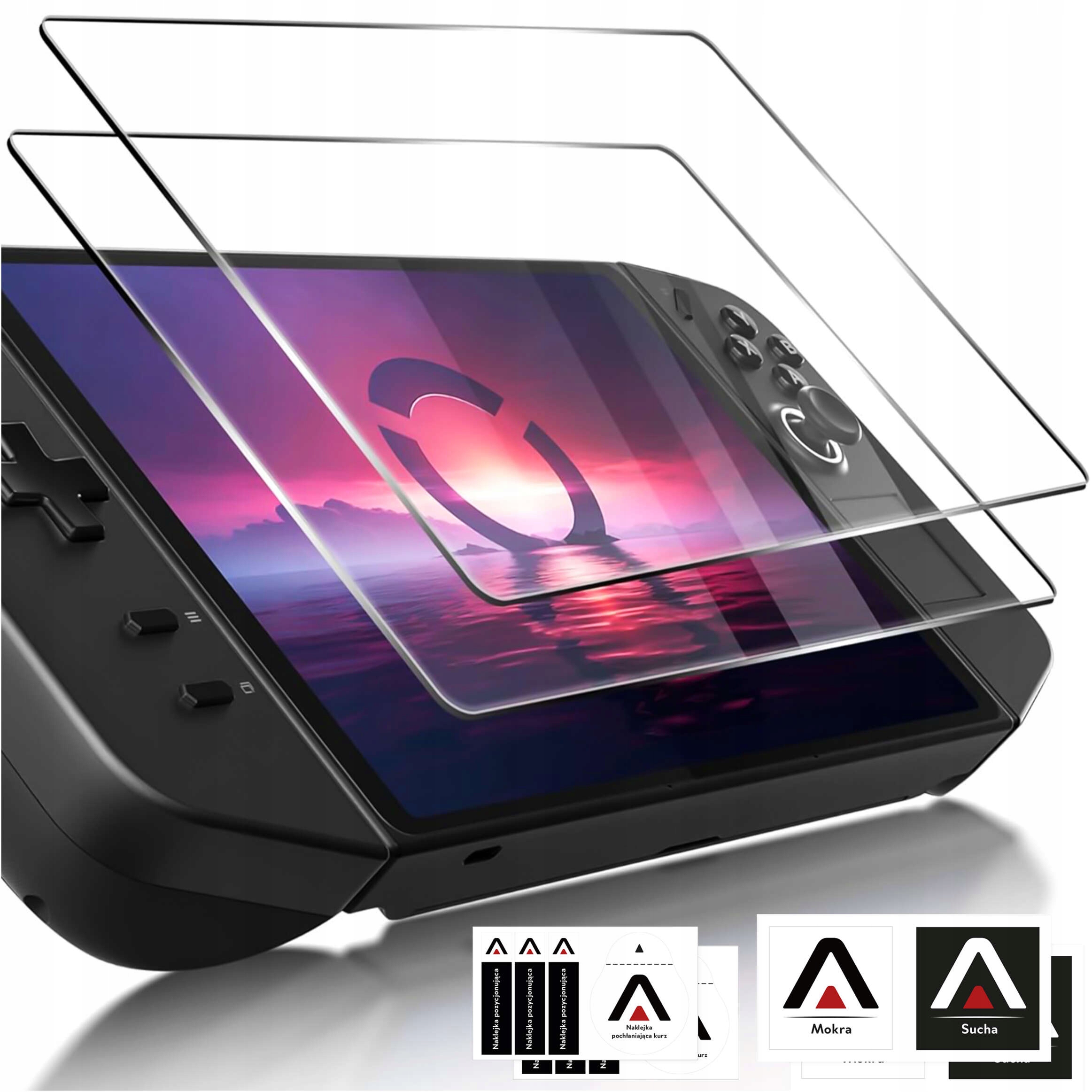 SZKŁO HARTOWANE 9H DO LENOVO LEGION GO NA EKRAN KONSOLI CLEAR ALOGY PRO+