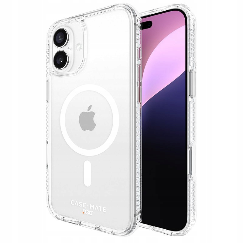 Case-Mate Tough D3O MagSafe – Pouzdro iPhone 16 Plus (čiré)