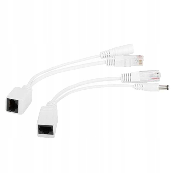 Adapter Poe Konwerter RJ45 Lan Zasilanie Skrętka