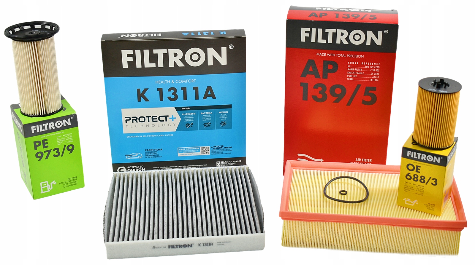FILTRON KOMPLET FILTRÓW SKODA SUPERB III 2.0 TDI