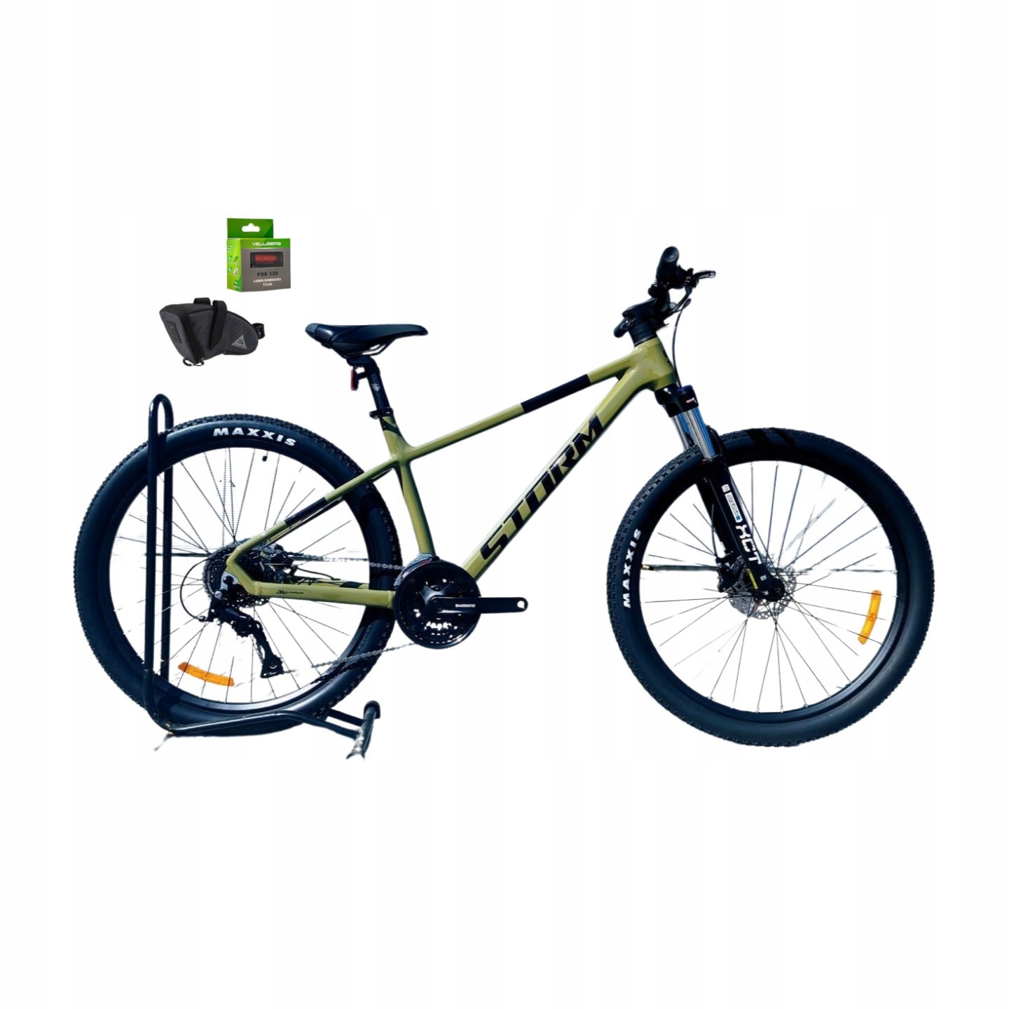 Rower 27,5 Storm Mtb Trail 2.0 M Acera 3X8 2HT 17" Oliwka-czarny +grat