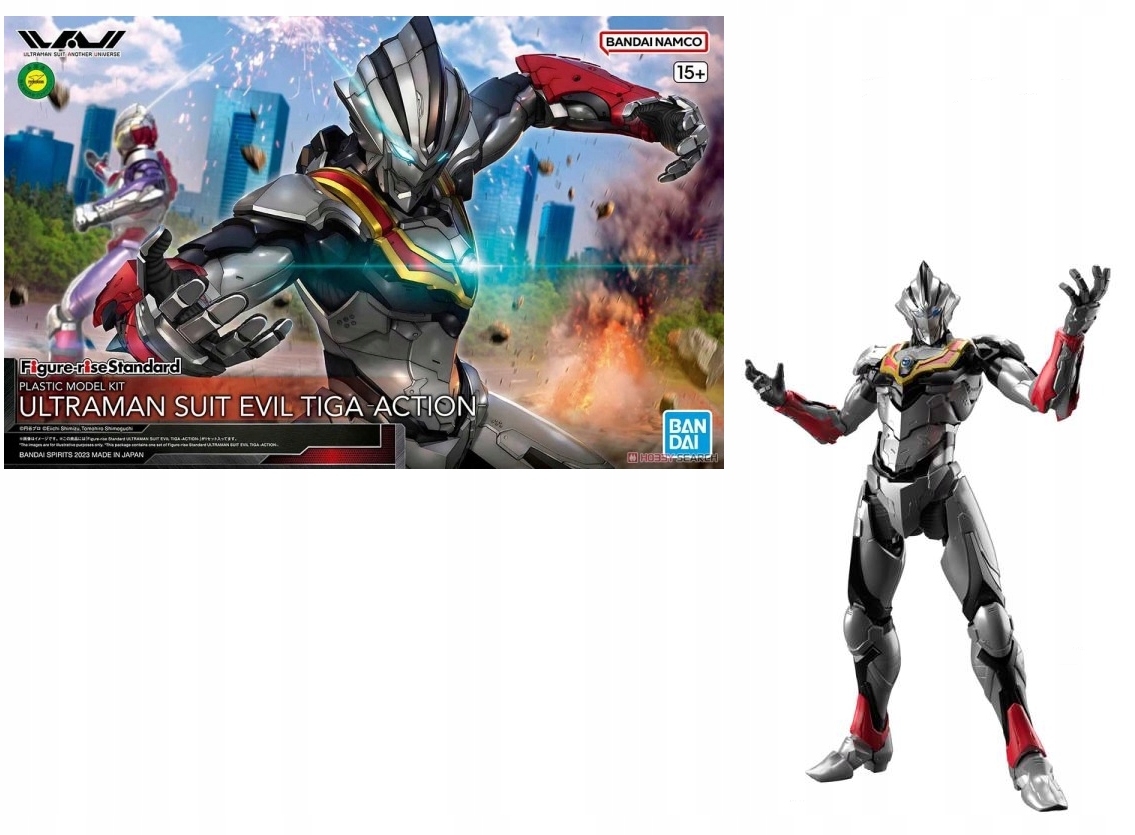 Ultraman Modelářský set s figurkou Ultramana Evil Tiga „Action“ Standard
