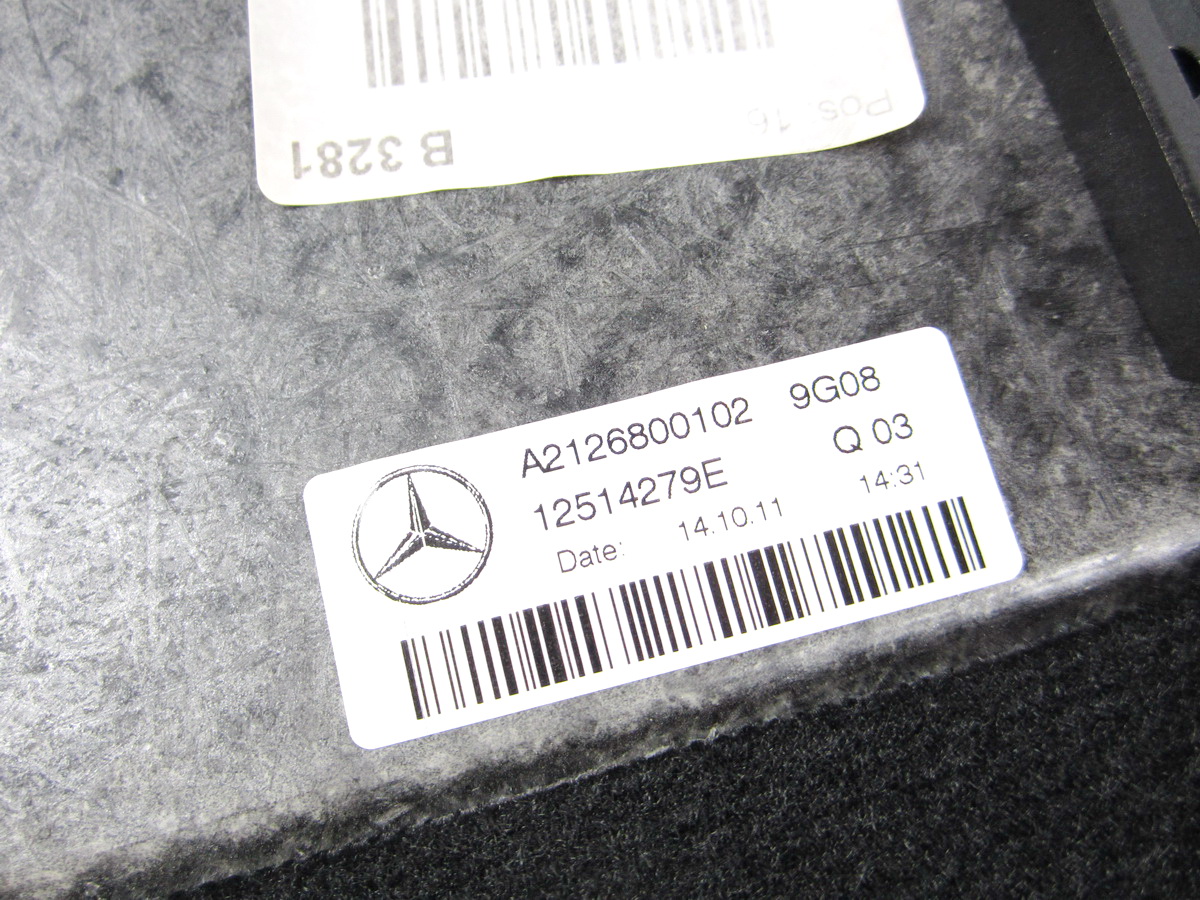 floor mats cover boot Mercedes W212 Kombi