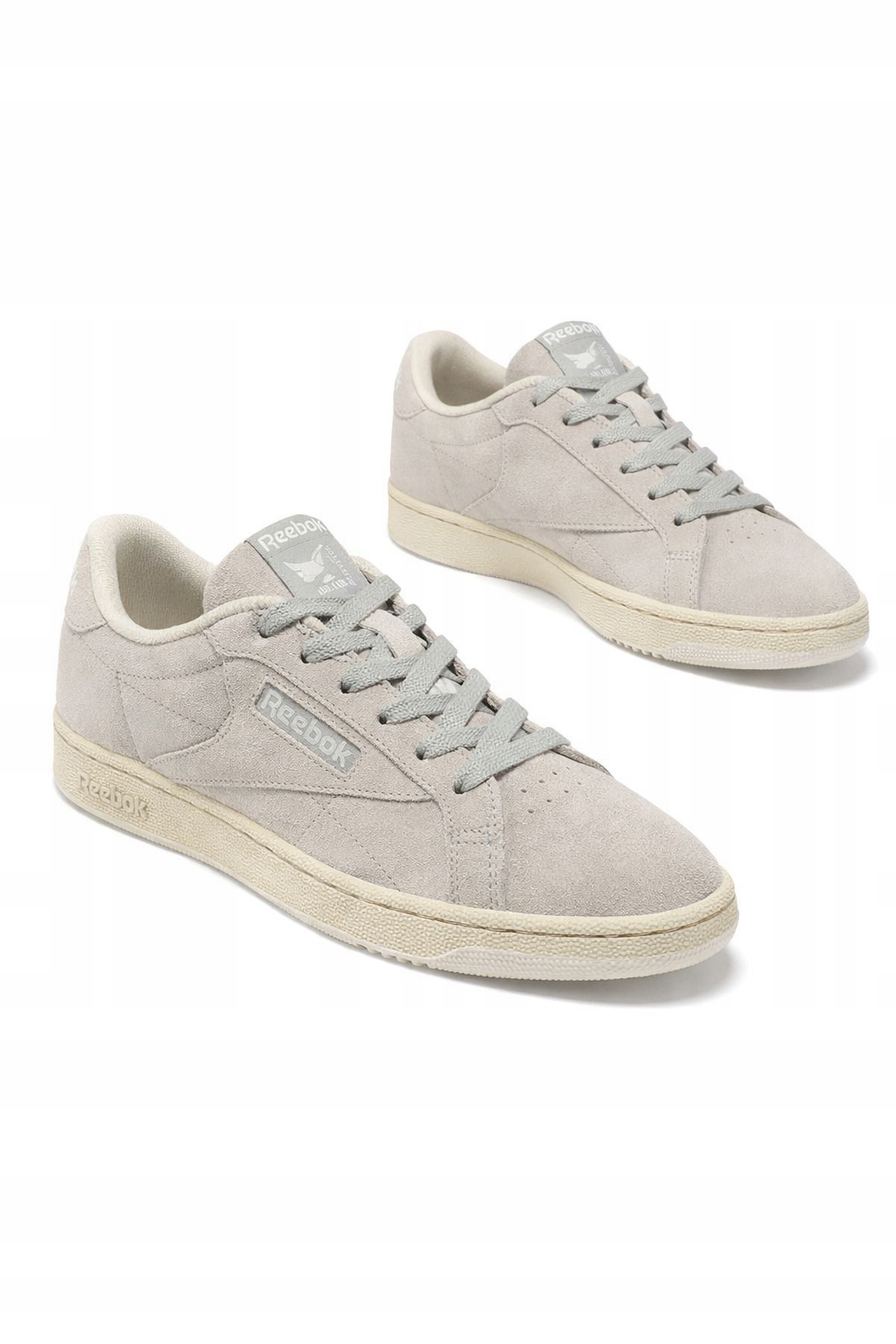 Reebok Pánské Sportovní Kožené Boty Šedé S Šedými Tkaničkami 43 I2E