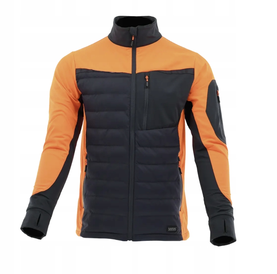 Bluza Hybrydowa, Robocza Rozpinana Comfort Plus Sara pomarańczowa r. XL