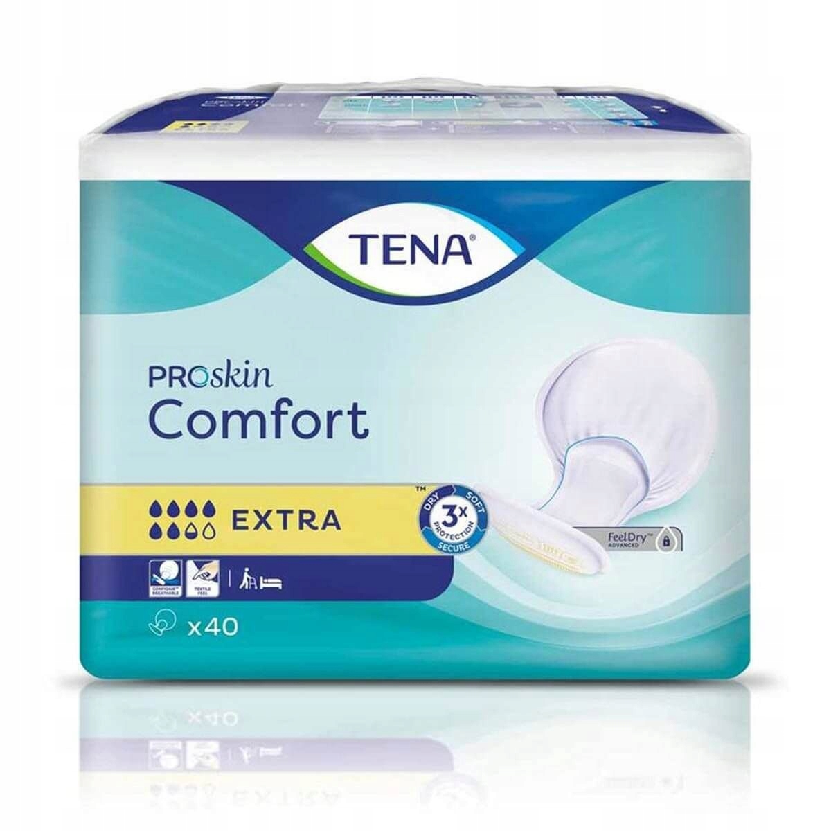 

Pieluchy anatomiczne chłonne Tena Comfort Extra 40