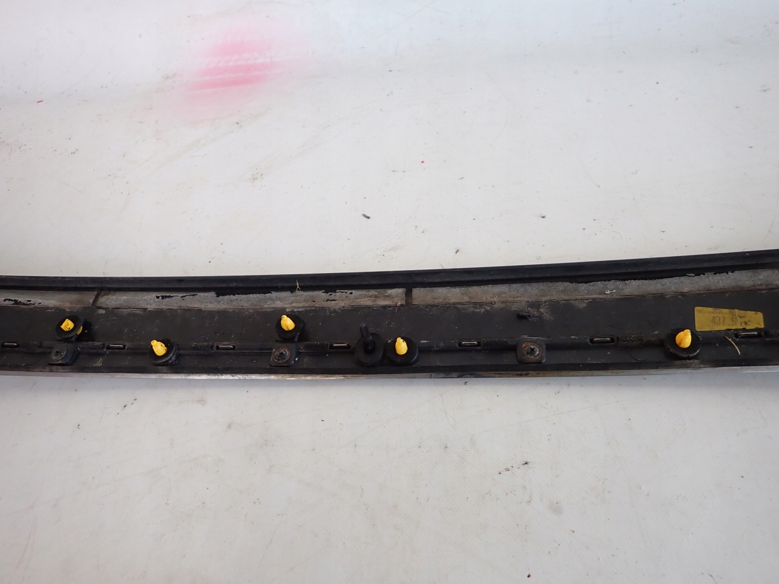 KIA EV6 21- cap bonnet rear part moulding CHROM