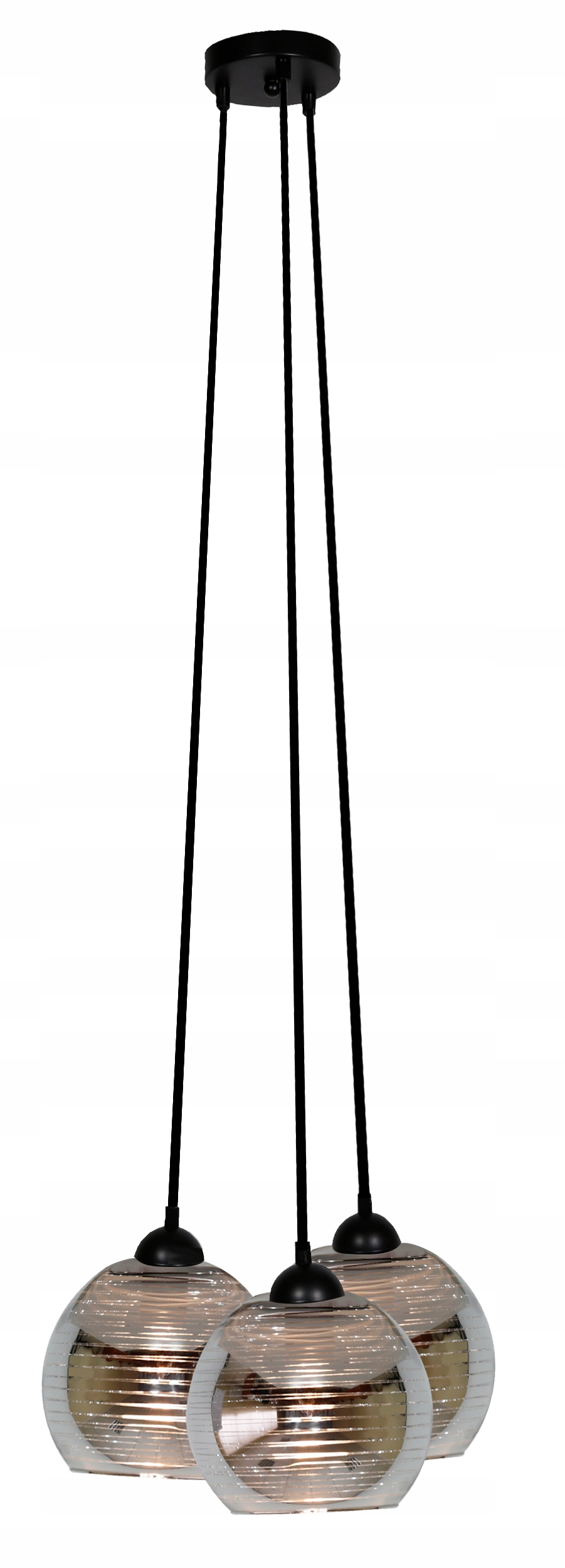 Trio 1 Závesná Lampa 3X60W E27 Chrom Candellux 33-62840