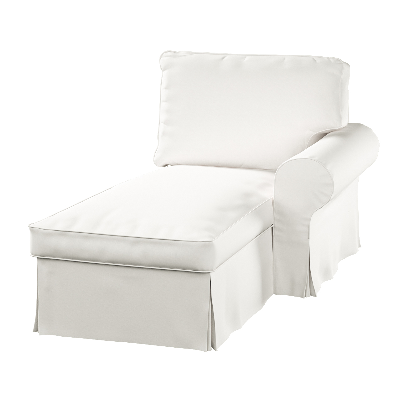 Dekoria potah na lenoška Ektorp pravý Ikea bílý