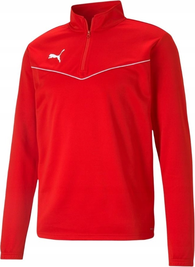 Pánská Mikina Puma Teamrise 1 4 Zip Top Červená 657394 01 r S
