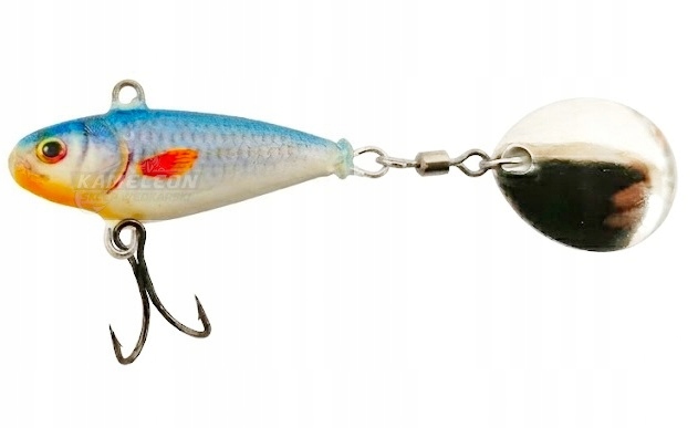 Wobler Dorado Wirujący Ogonek 9 g 6,5 cm Pstrągowy Okoń Dorado Magic Tail