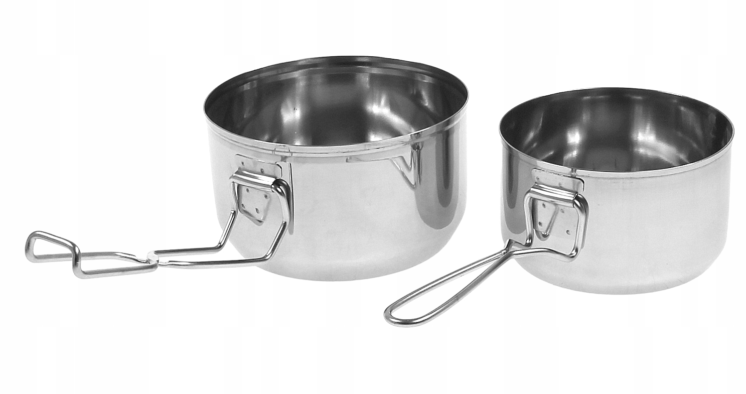 MENAŻKA TURYSTYCZNA Garnek Rondel Kubek Sztućce 7e Pojemność pokrywki 500 ml