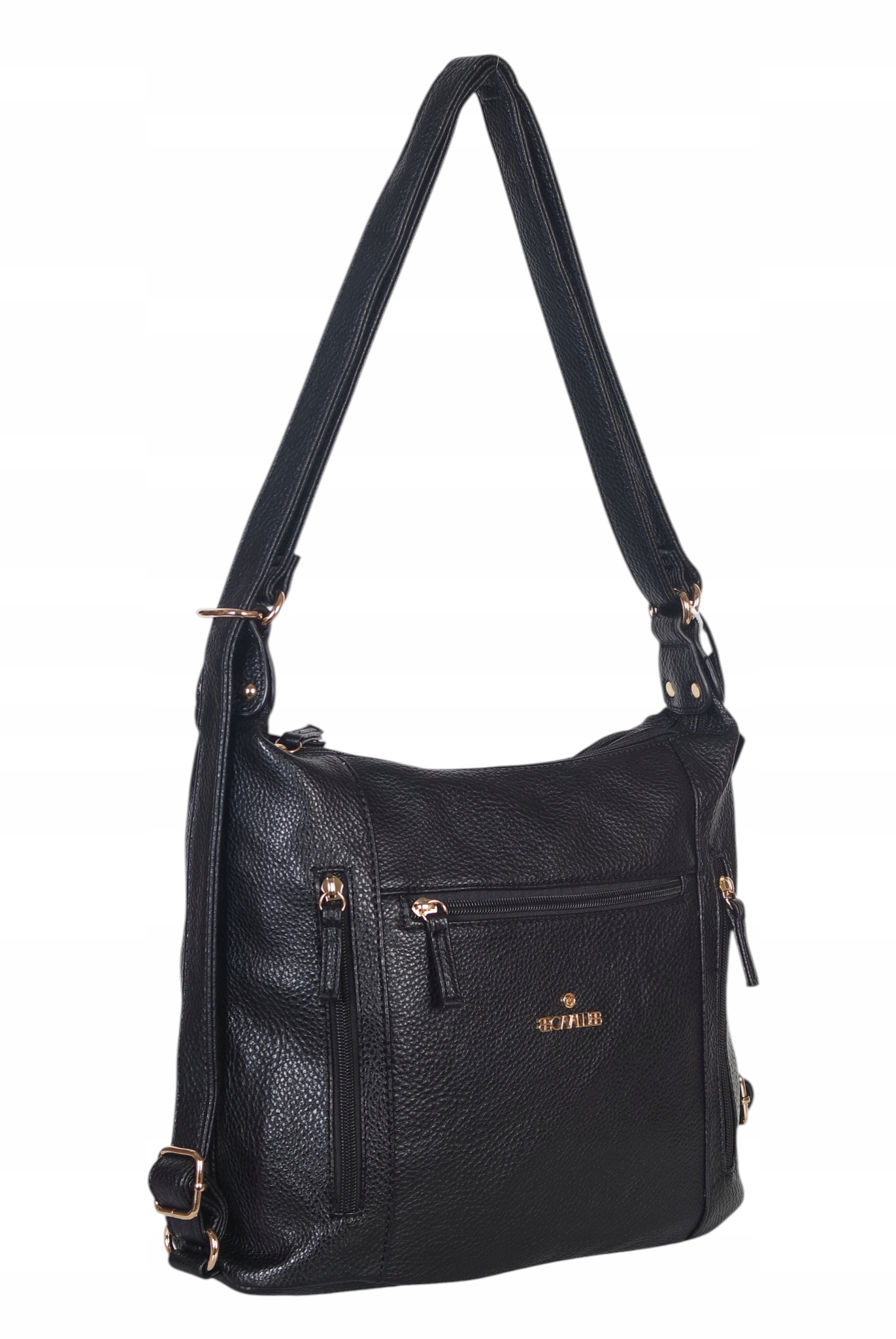 Cavalli Torebka z Opcją plecaka Worek z Paskiem na ramię Dwie komory 1475C