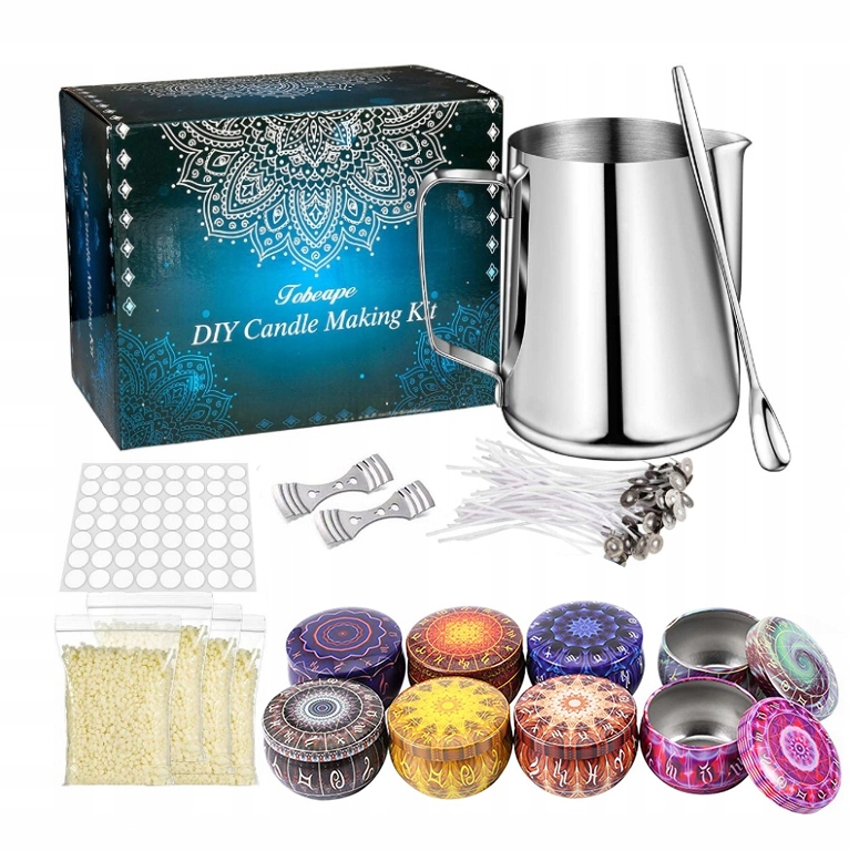 Vosk Sójová Sada Na Výrobu Svíček Diy Svíček