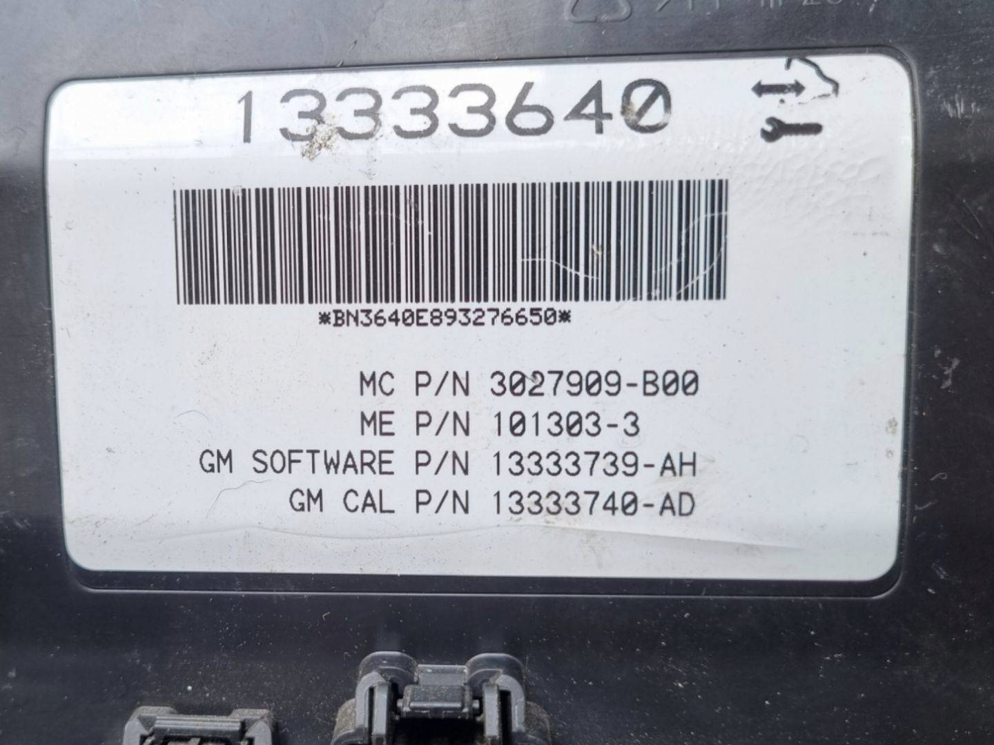 control unit bonnet boot Opel Insignia A 2010 13333640