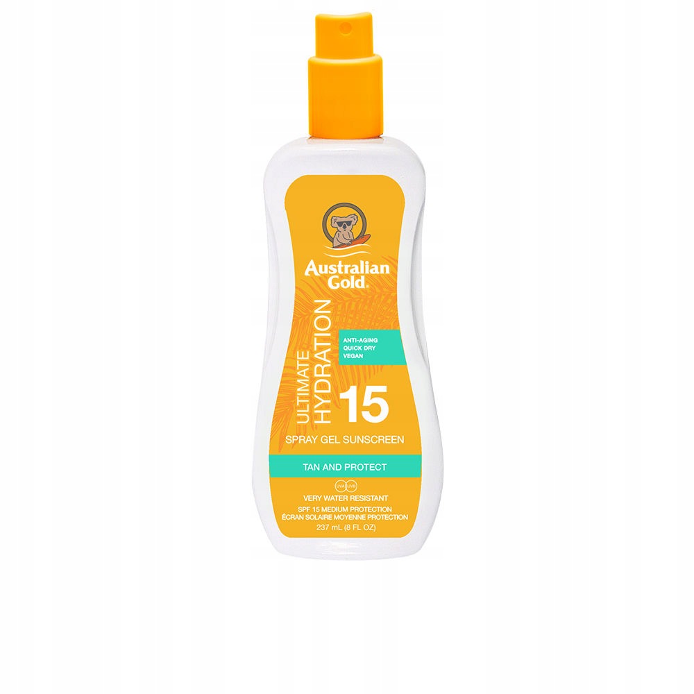 Sunscreen SPF15 spray gel