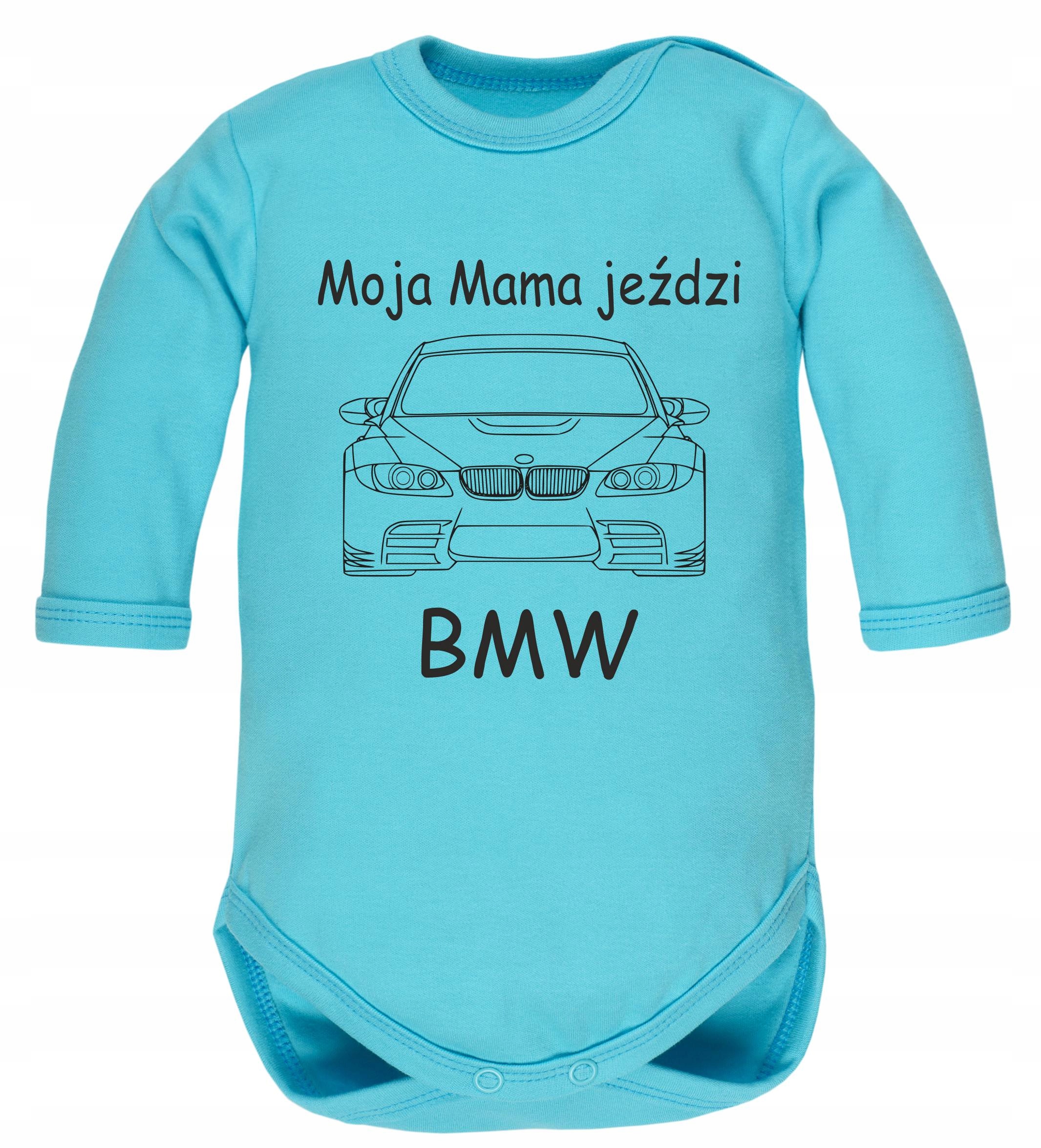 

Body dziecięce z napisem Moja mama jeździ Bmw mix