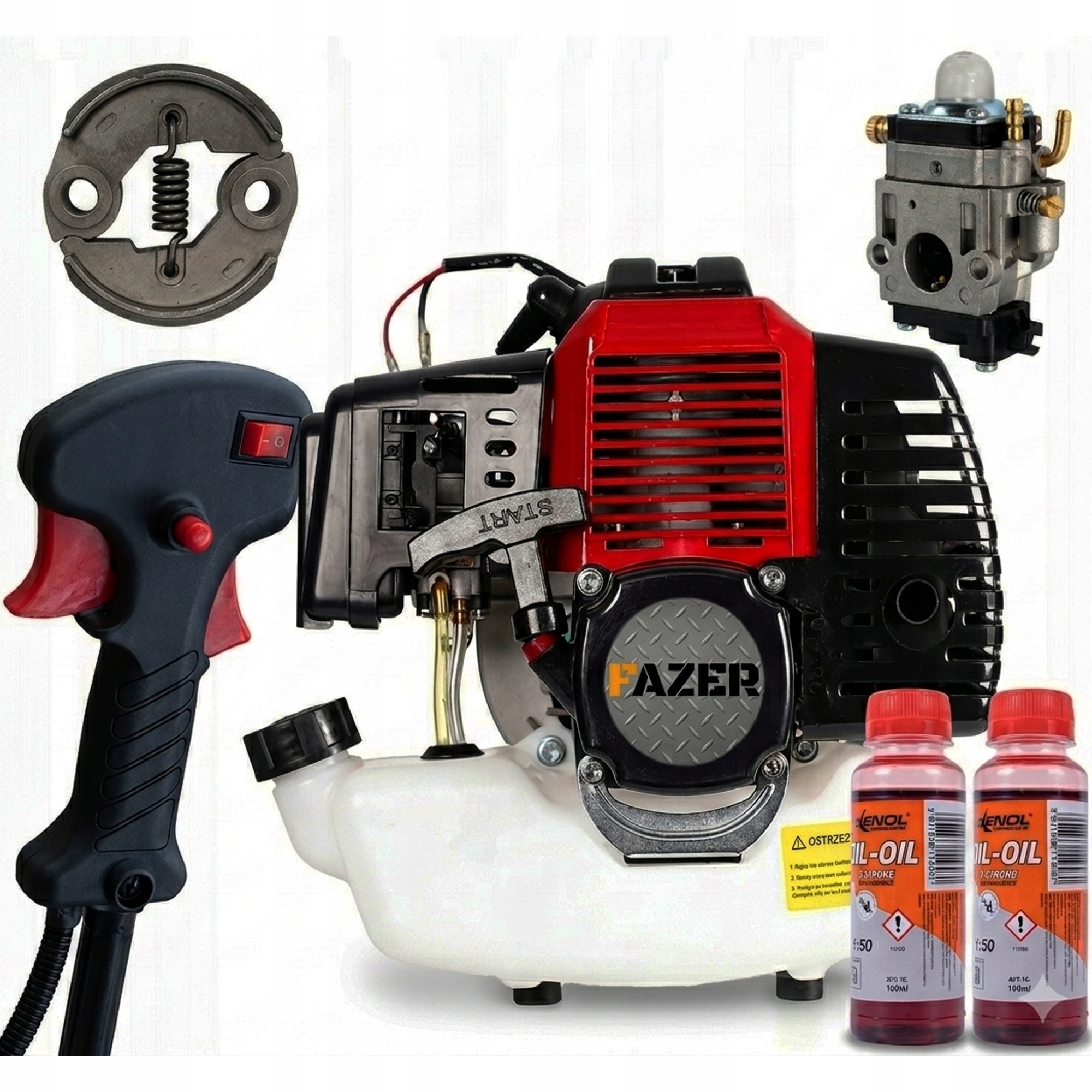 Motor Pro Benzínovou Kosu Křovinořez 5,5 Hp Vyžínač Motorový Křovinořez Olej Bonus