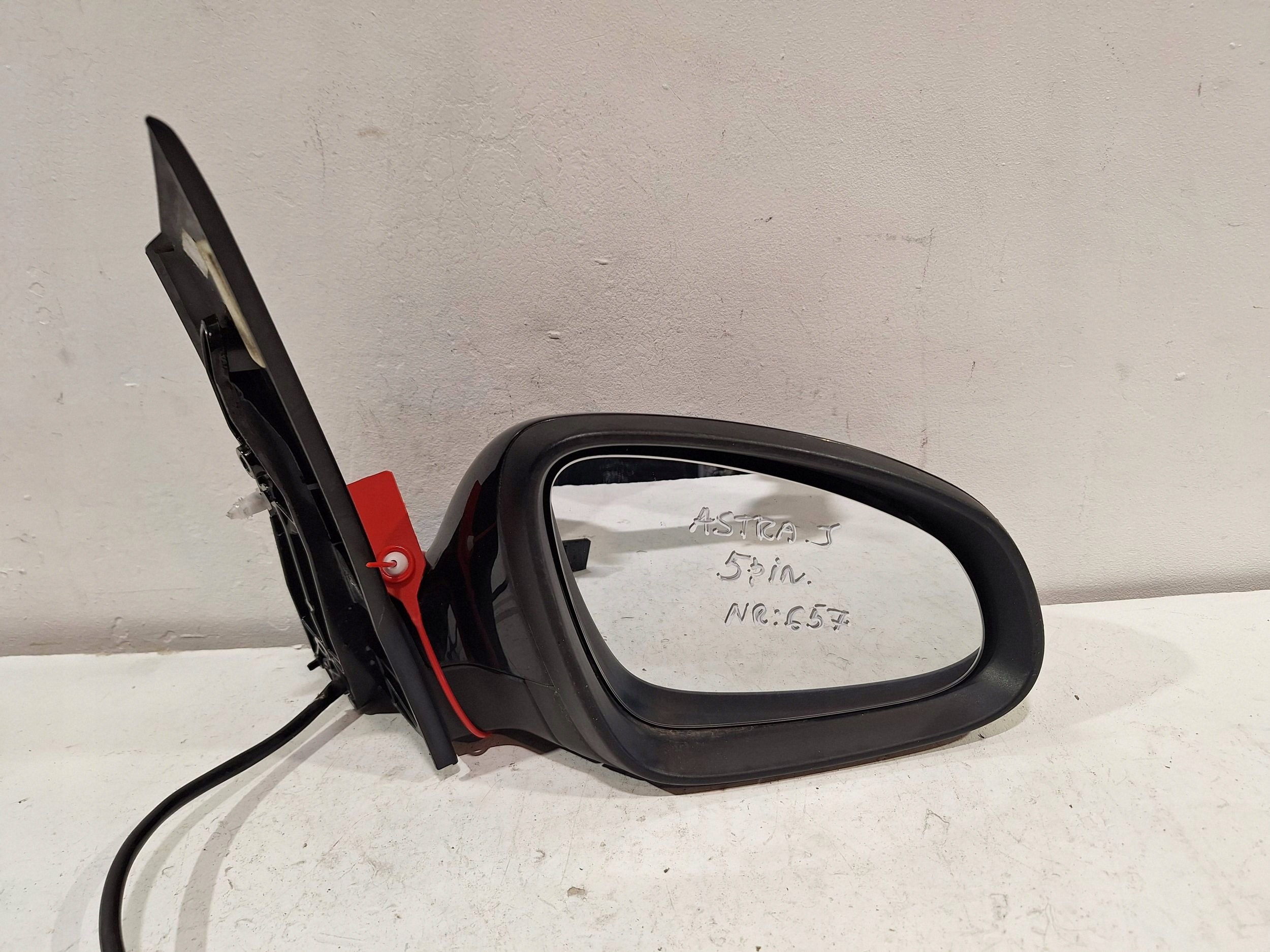 mirror exterior right OPEL ASTRA J 5 PIN 09