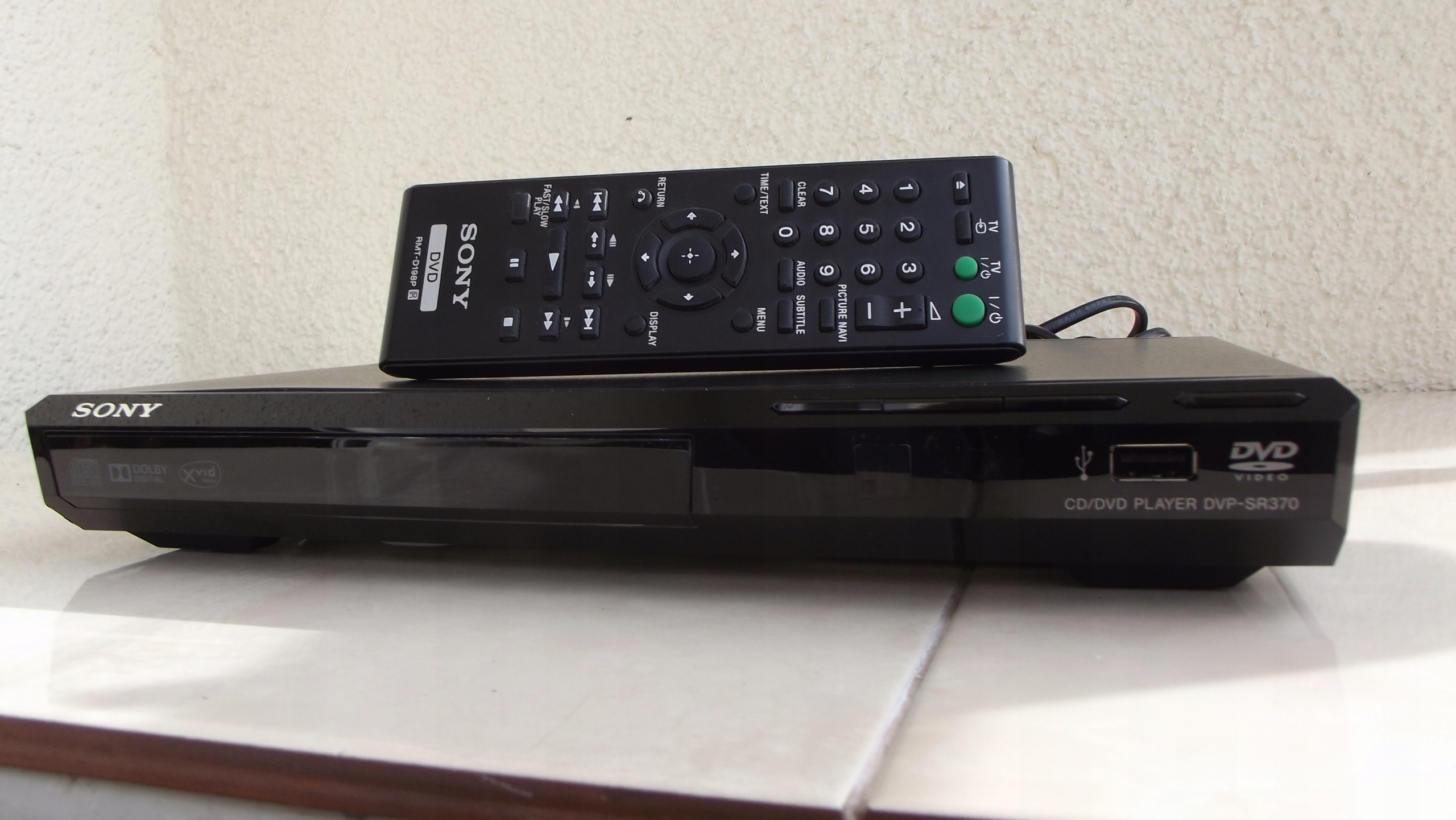 DVD SONY DVP-SR370 Czyta CD i CD-r Marka Sony