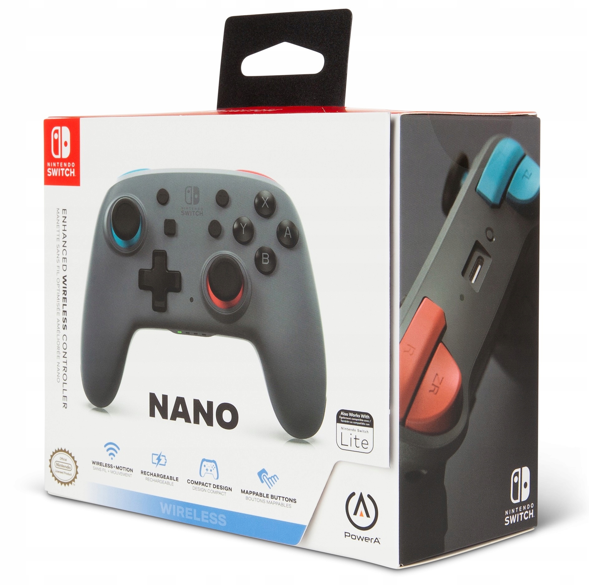 Pad bezprzewodowy do konsoli Nintendo Switch szary