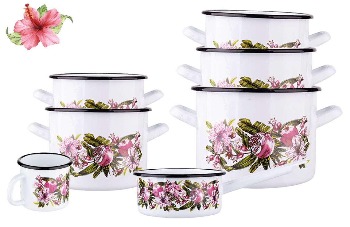 

Komplet Garnki Silesia Rybnik Hibiskus Indukcja