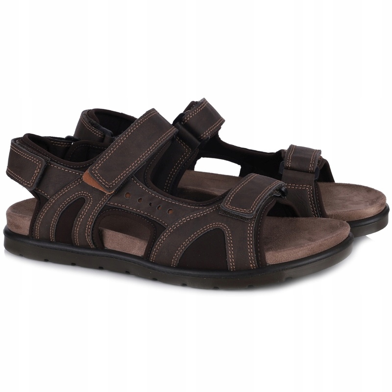 Pánské sandály Imac 104120 00941/017 Dark Brown/brow hnědá Kůže Vel. 44