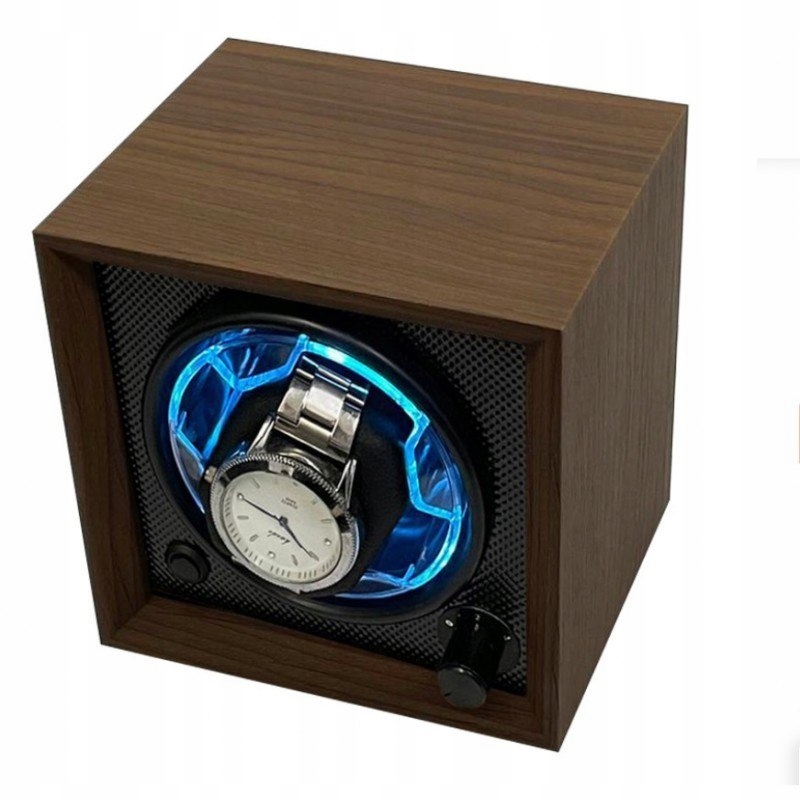 Pouzdro pouzdro automatické hodinky, 1 Ks , dřevěné, 14x12x12cm, PD14