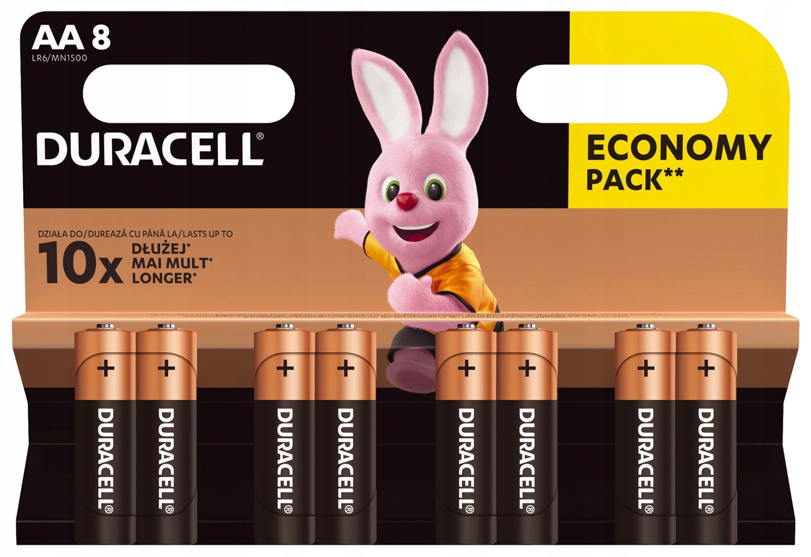 

8x bateria alkaliczna Duracell Duralock LR6 Aa
