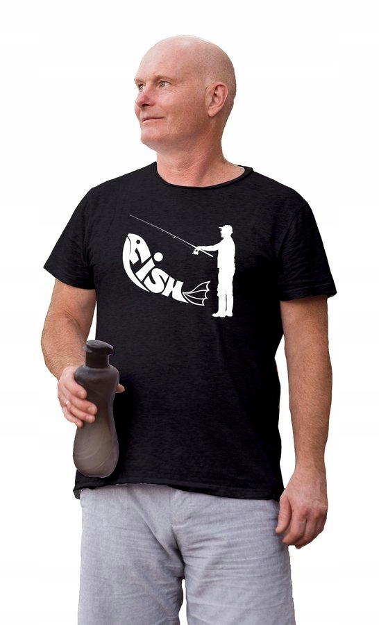 

Koszulka męska Fish t-shirt Ryba Wędkarz 5XL