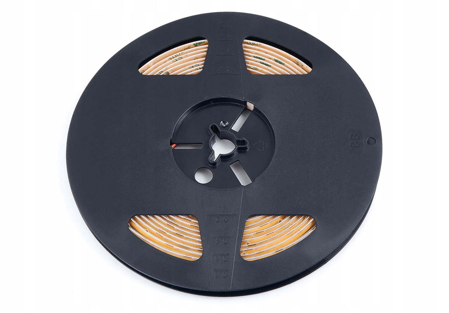 TAŚMA LED COB 12V 480LED 5M IP67 LINIA ŚWIATŁA NEON 3000K Barwa światła biały ciepły