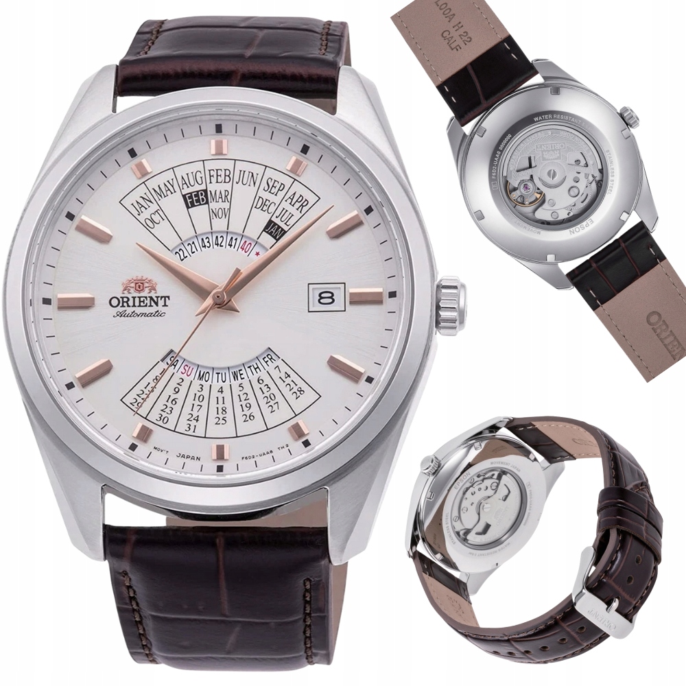 Nové, Originální Hodinky Orient RA-BA0005S10B Multi Year Calendar