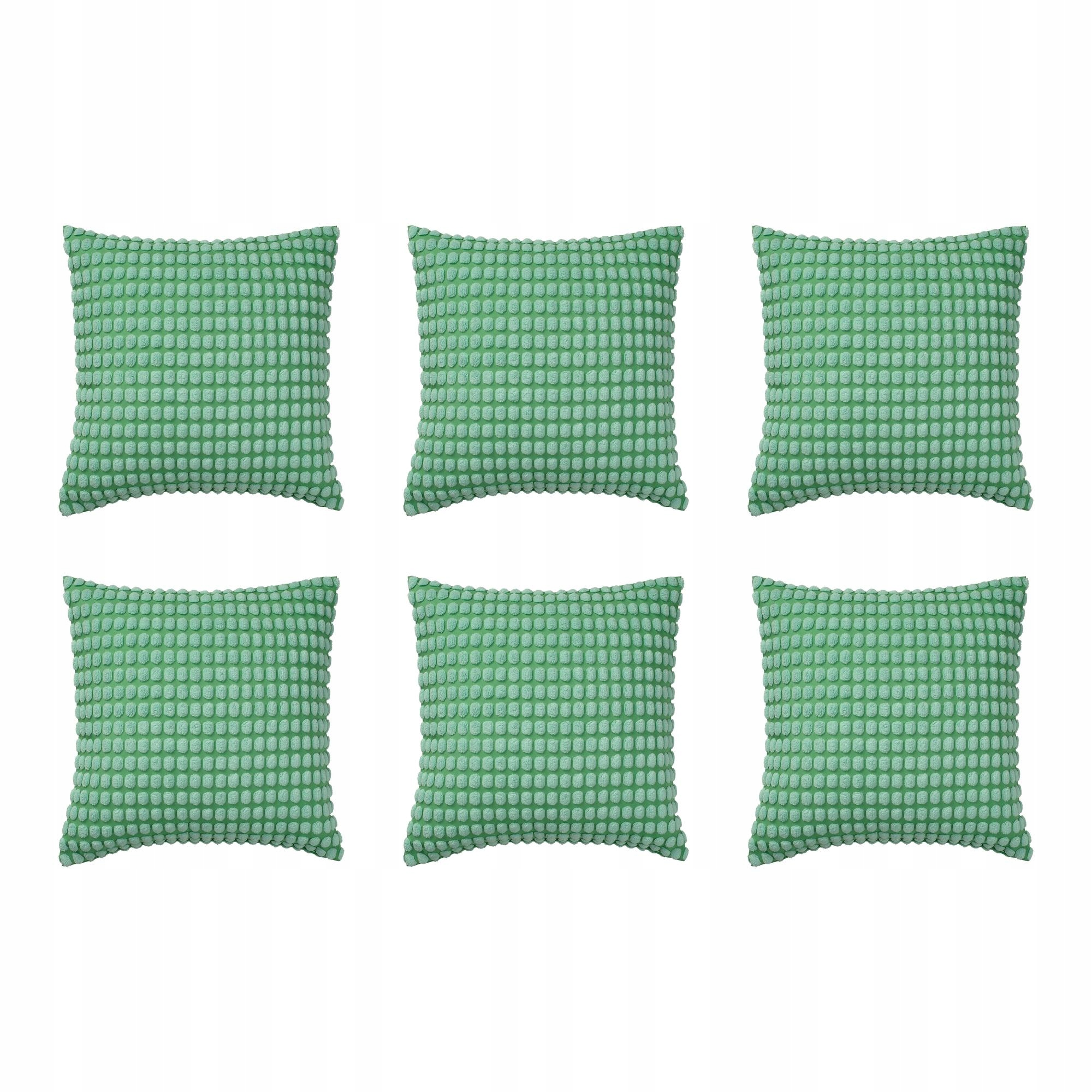 6 ks Svartpoppel Povlak na polštář světle zelený 50x50 cm