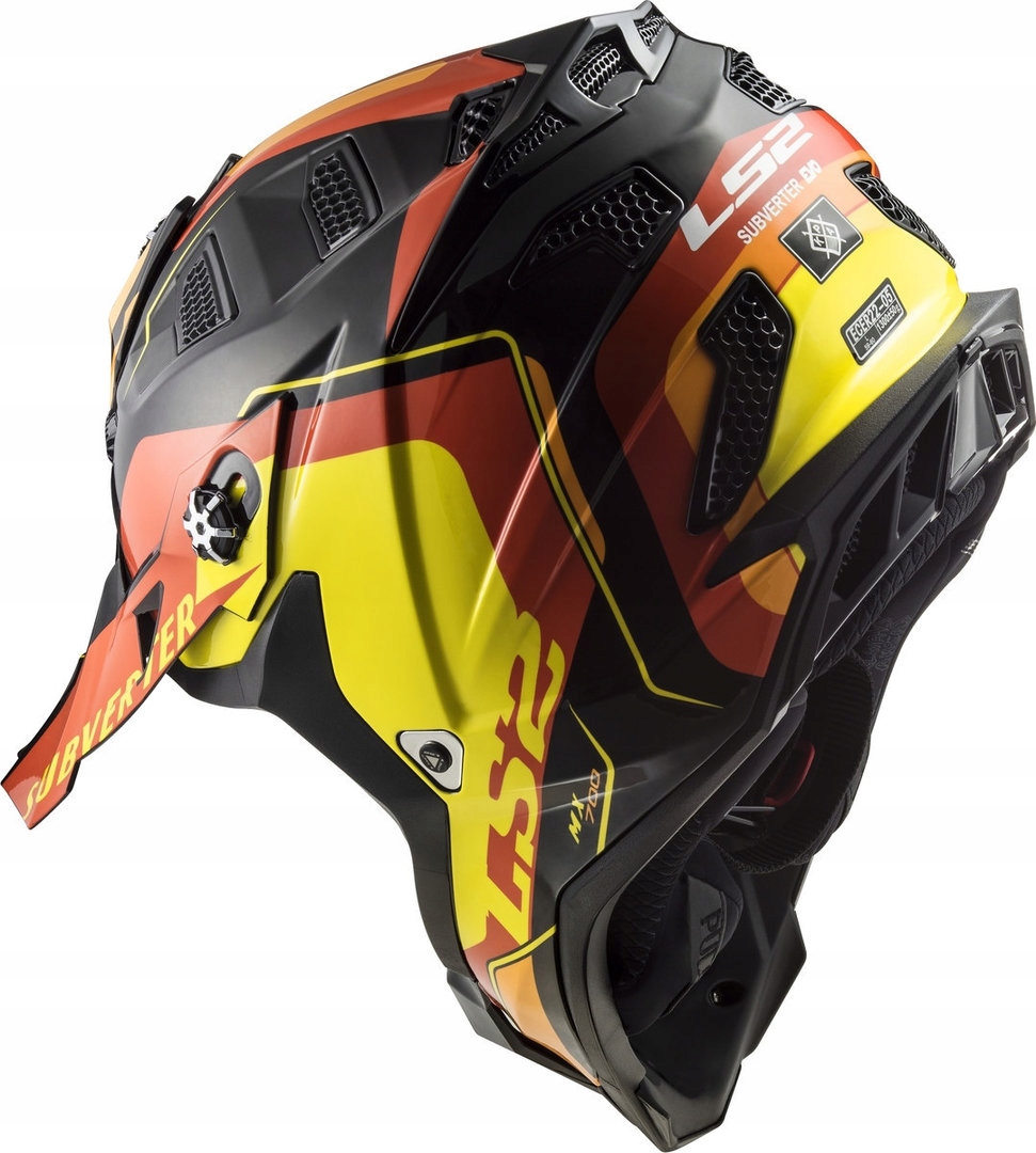 KASK LS2 MX700 SUBVERTER EVO ARCHED BL.YEL.RED XL Typ Cross / Enduro