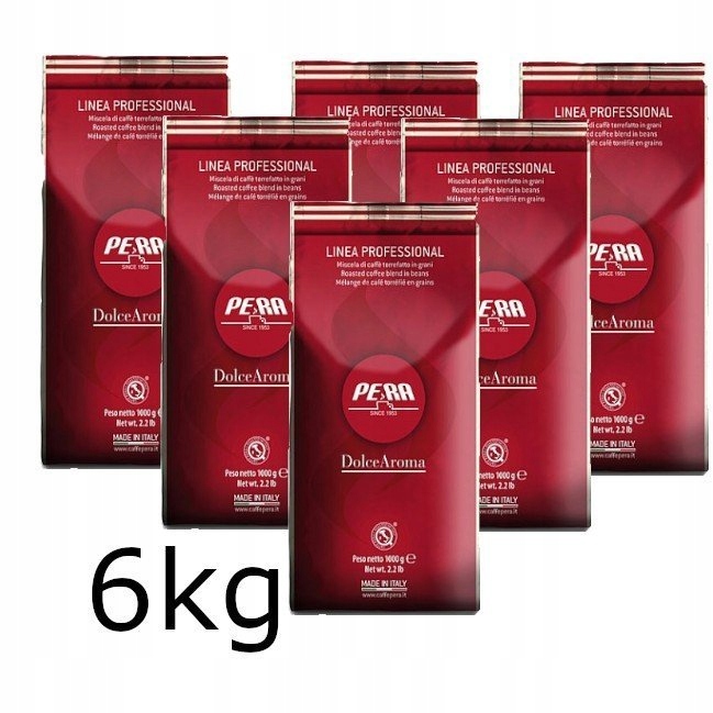 Levně Káva zrnková Pera Dolce Aroma 100% Italská káva káva 6 kg