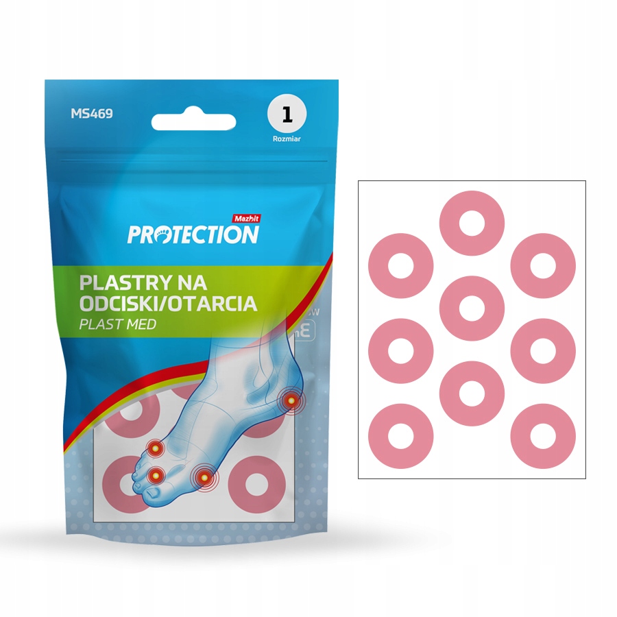 

Plastry na Odciski Otarcia Mazbit Małe Zestaw