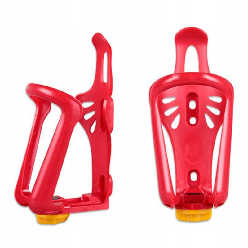 Koszyk Bidonu Nylon Regulowany Czerwony