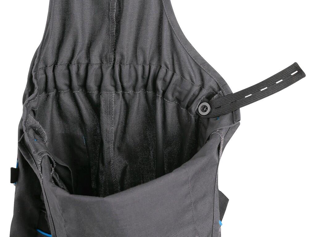 SPODNIE DZIECIĘCE OGRODNICZKI szaronieb wzr 110 cm Materiał dominujący poliester