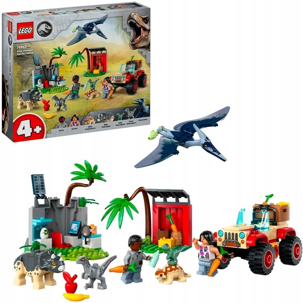 LEGO Jurassic World 76963 Centrum ratownicze dla młodych dinozaurów