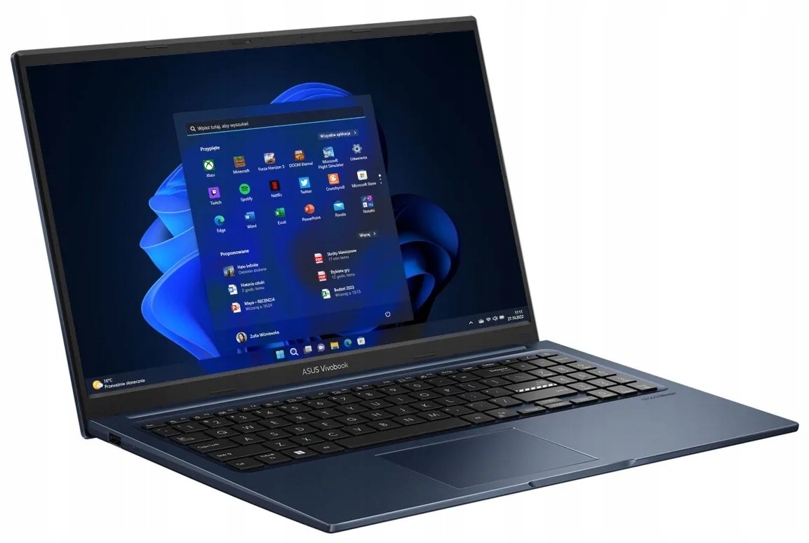 Asus VivoBook 17 X1704MA-AU051W Core 7 350 17,3" 16GB 2TB W11P Niebieski