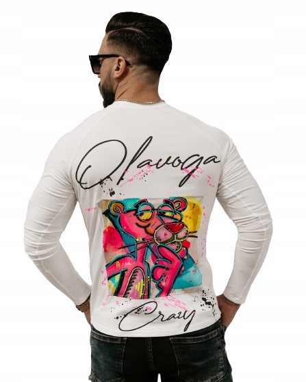 Bluzka męska longsleeve Olavoga Hunter 2 ecru M