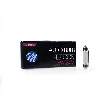 

Żarówka C5W 24V/5W T11x41 SV8.5 Clear