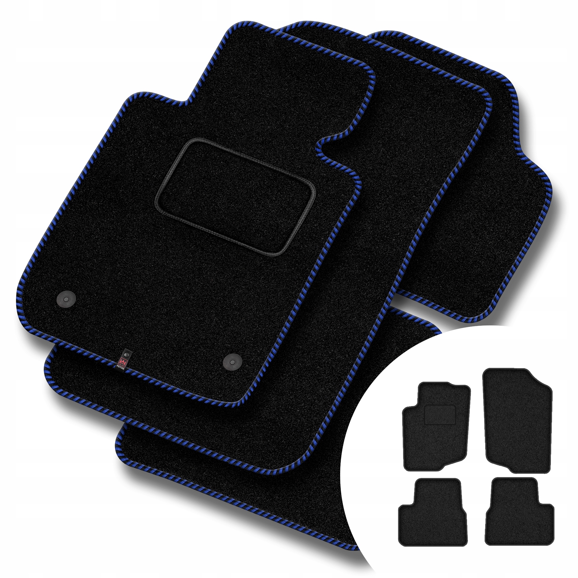 Velurové koberce Streak pro Peugeot 207 2006-2012