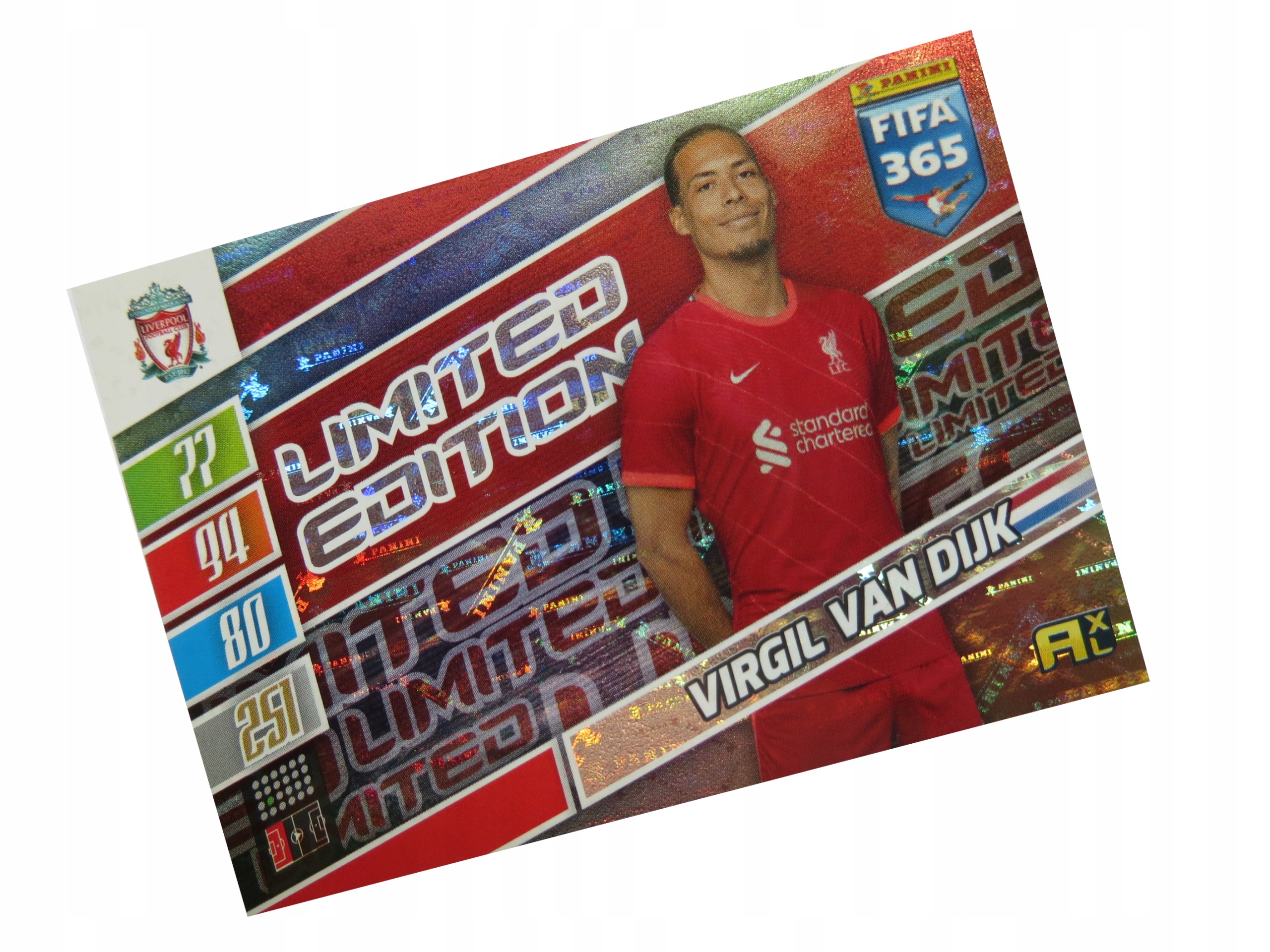 Panini Fifa 365 2022 Karty Piłkarskie Limited Virgil Van Dijk Liverpool Fc